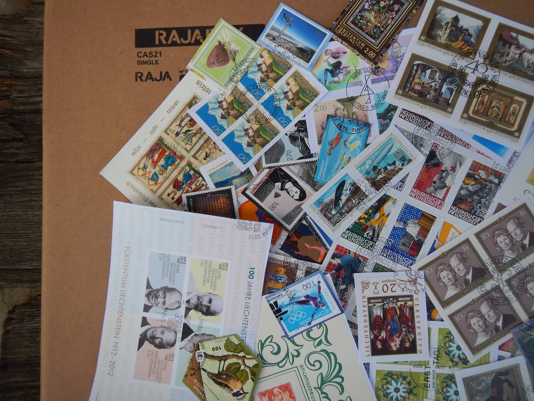Alle Briefmarken: 1 kg FL auf Papier – Gebraucht aus Aarwangen von Suomo48