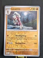 Lycanroc - Pokemon Reverse Holo Obsidian Flames