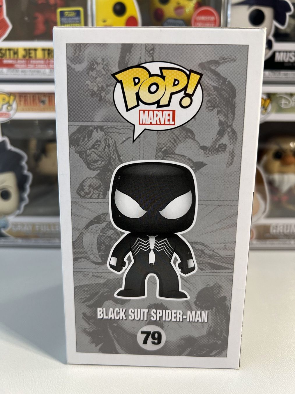 Funko Statuette: Funko POP! Marvel Spider-Man - Black Suit Spider-Man Limitée – Nuovo e nell'imballaggio originale da Le Mouret venduto da perfectbijou 1