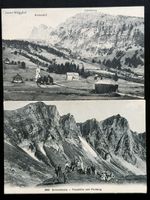 Postkarten 1919 frankiert/entwertet 2Stk