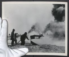 Fotografie Feuerwehr Leute löschen eine