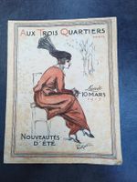 Antiker Französischer Mode Katalog Auch Trois Quartiers 1913