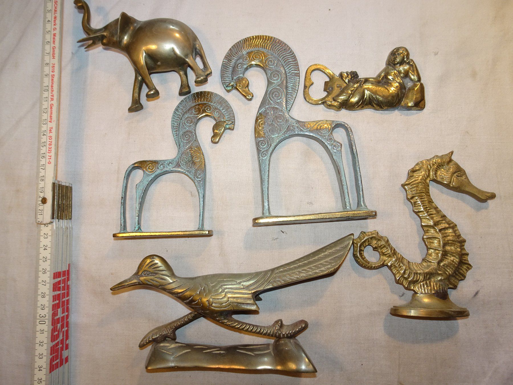 Statuette: Messing Figuren Lot – Usato da Bichwil venduto da Silbereule9