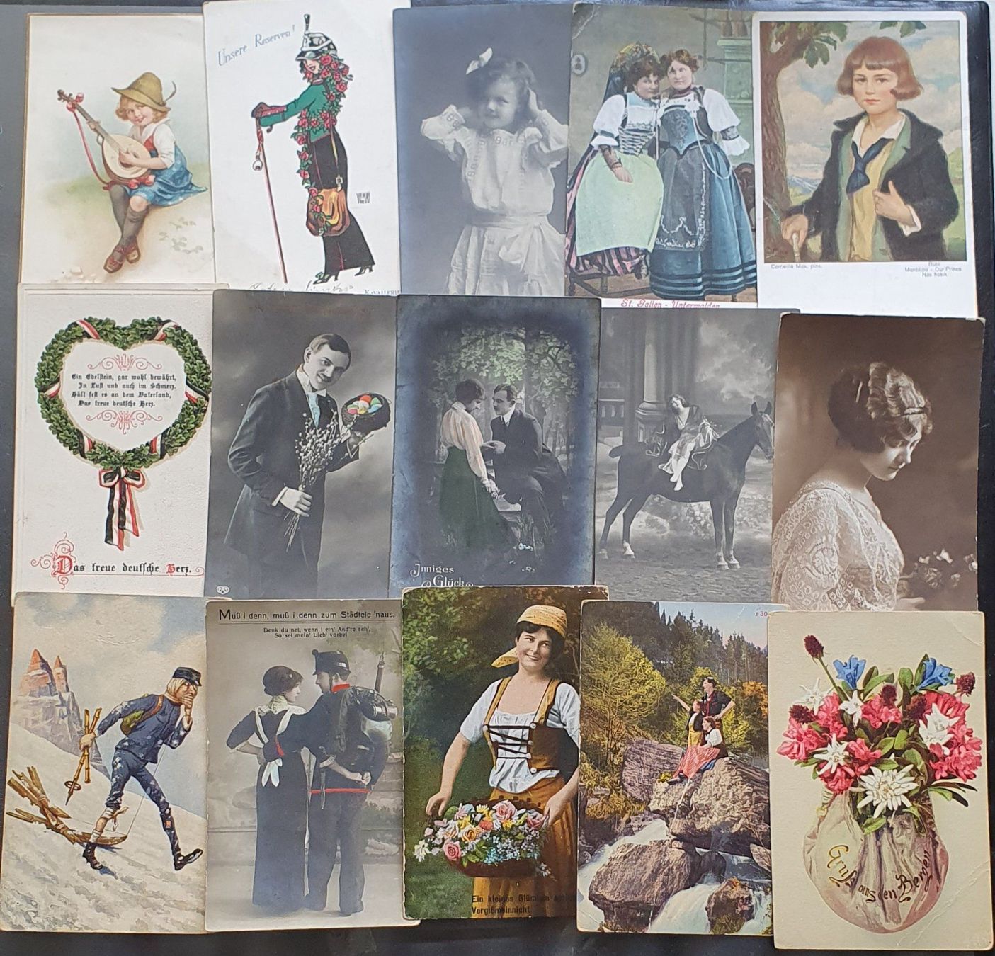 Cartes postales: 300 Ansichtskarten - Glückwunschkarten – D'occasion à Kreuzlingen par Rschweiz1 2