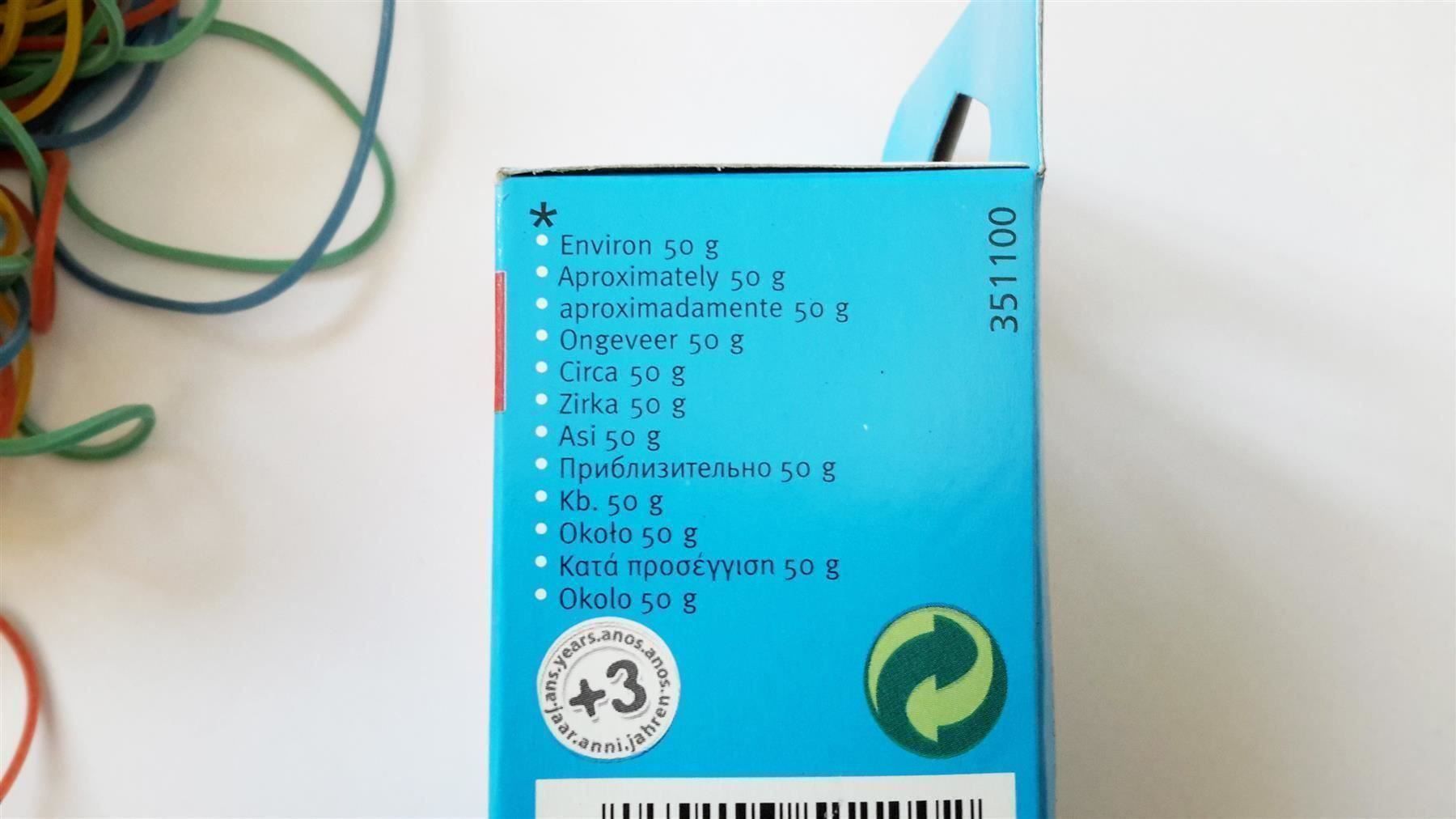 Nastri decorativi: Gummiringe, 50 g, 4 Grössen/Farben – Nuovo e nell'imballaggio originale da St. Gallen venduto da cointec 5