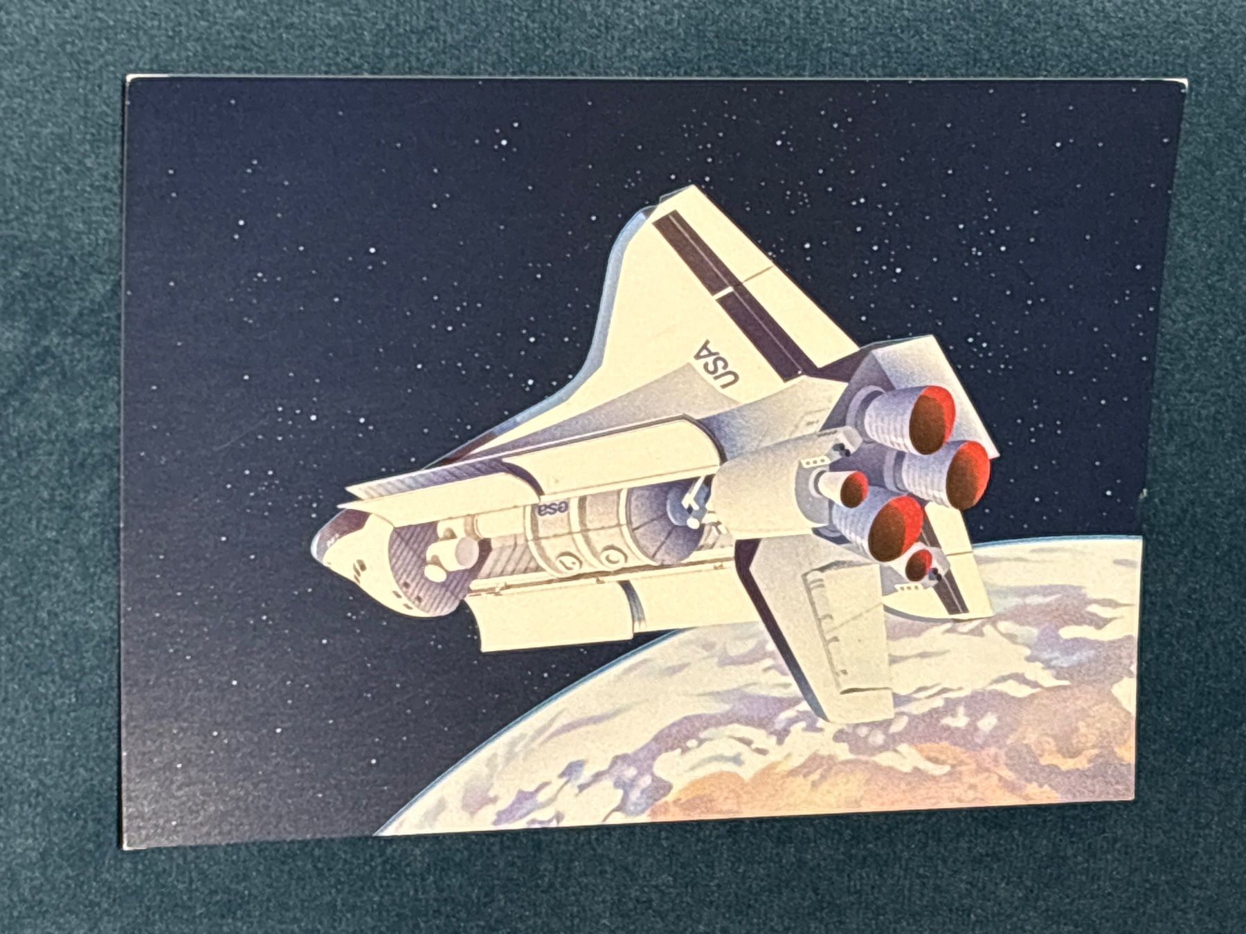 Cartoline postali: Space Shuttle Postkarte, Luzern 1981, selten! – Nuovo (secondo la descrizione) da Zürich venduto da engebrunau