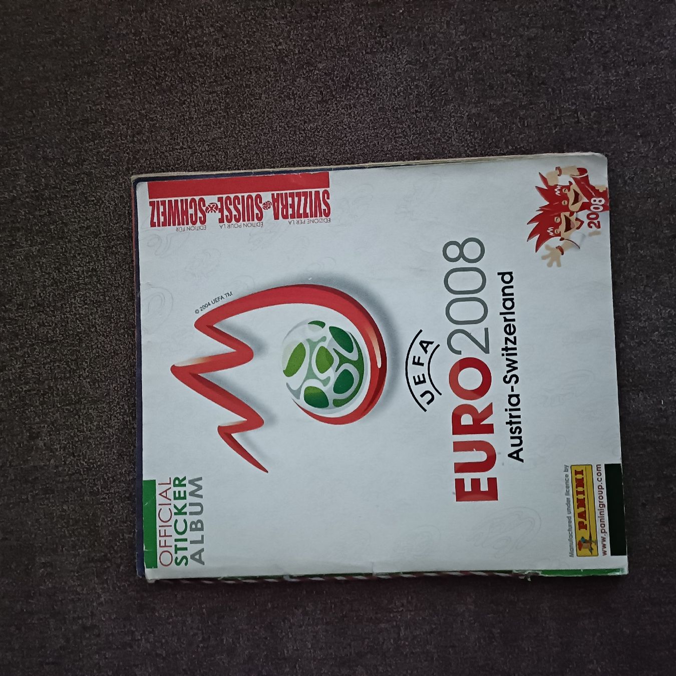 Panini Album: Panini EURO 2008 Stickeralbum – Usato da Madiswil venduto da Ybfan...