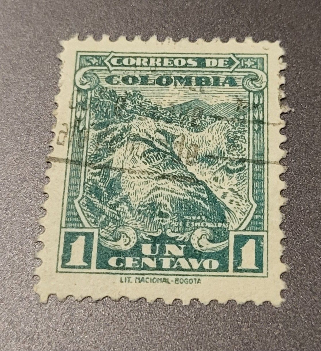 Alle Briefmarken: Kolumbien 1932 alte briefmarke – Gebraucht aus St Gallen von Stampsalshobby