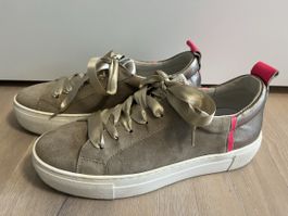 BLK 1978 Sneaker taupe Wildleder 36