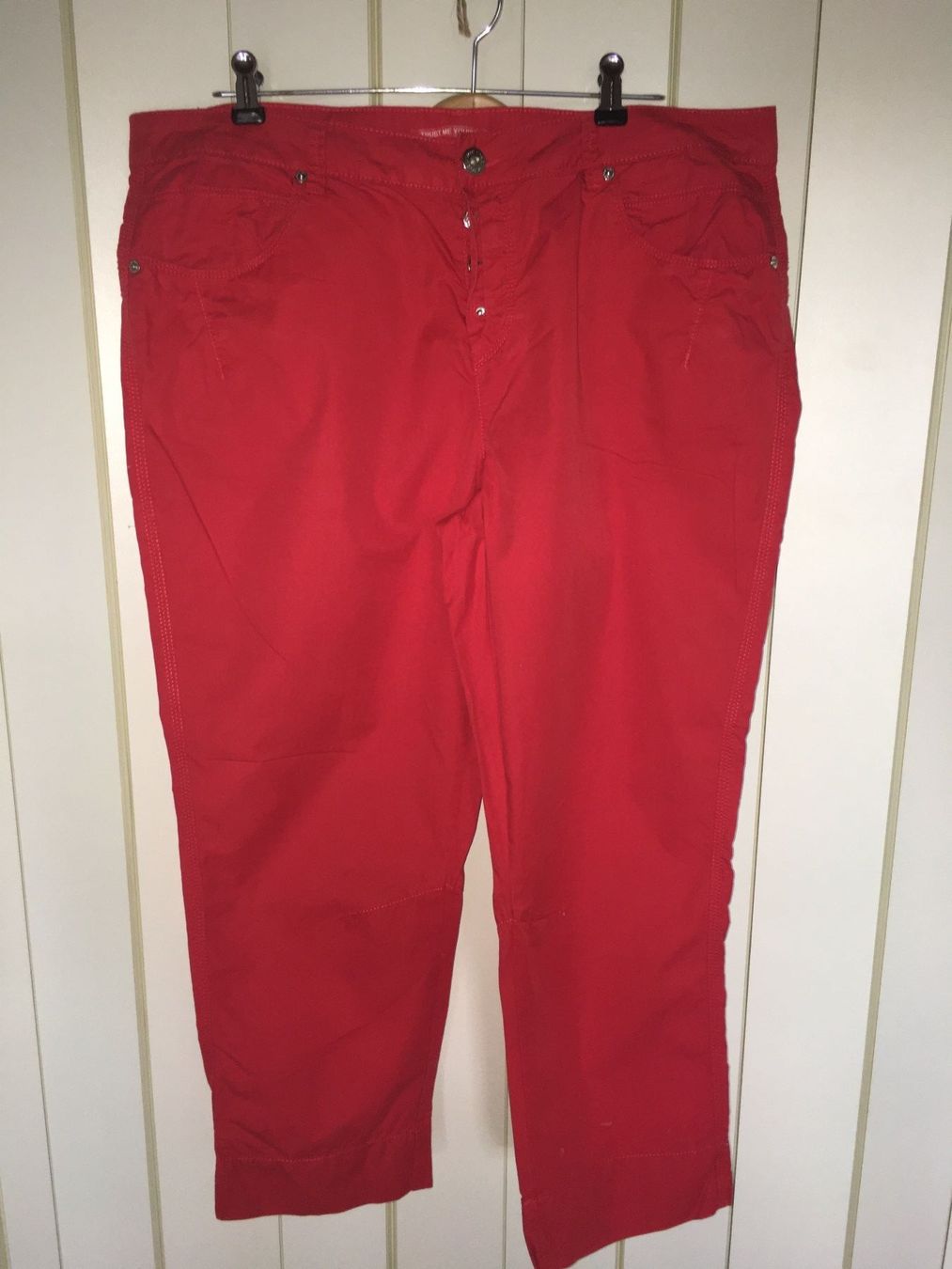 Pantaloni: Sommerhose,Gr.42,rot,Street One – Usato da Arni AG venduto da Mimo007 1