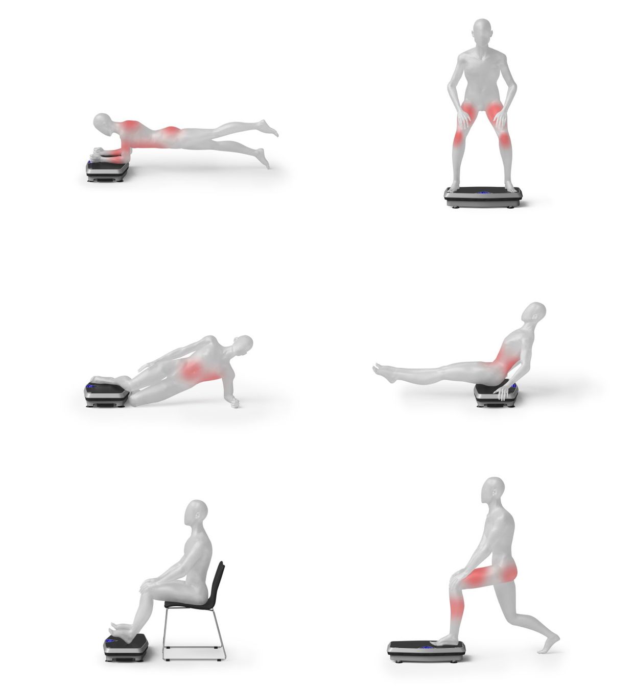 Thermofit Hometrainer: Vibrationsplatte Thermofit plus new Design Vorführgerät – Gebraucht aus Flawil von Thermofonte_AG 1
