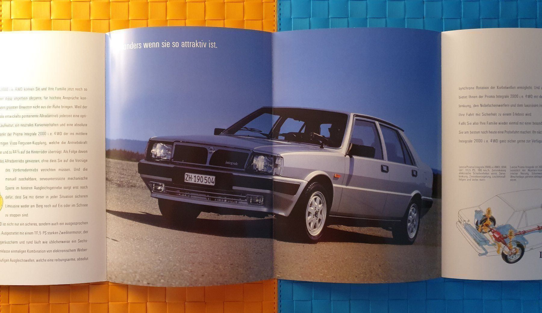 Riviste & Magazine: LANCIA PRISMA INTEGRALE - Prospekt / Katalog – Nuovo (secondo la descrizione) da Viganello venduto da CARLiteratur 2