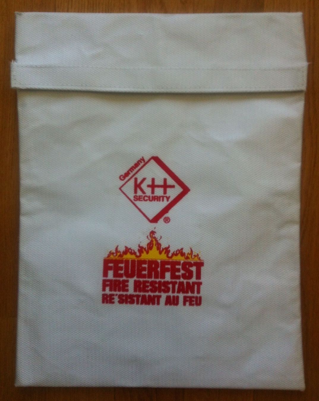 Tresor: Feuerfeste Dokumententasche-Pochette - Fire resistant doc – Neu und originalverpackt aus CHENE-BOUGERIES von homeswisshome 2