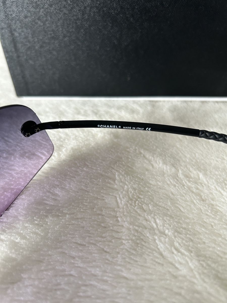Chanel Occhiali & Lenti: Chanel Shield Rimless Amber Sonnenbrille Y2K – Usato da Uttwil venduto da ula_ls5l 3