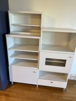 Weisses modulares Regal, viel Stauraum für dein Zuhause