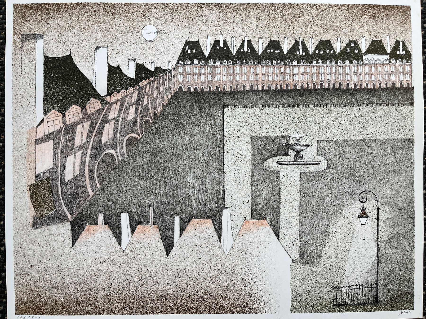 Grafica & Litografie: Offset - Lithografie von OSSI CZINNER    (ID B5701) – Usato da Gelterfingen venduto da art-and-more 1