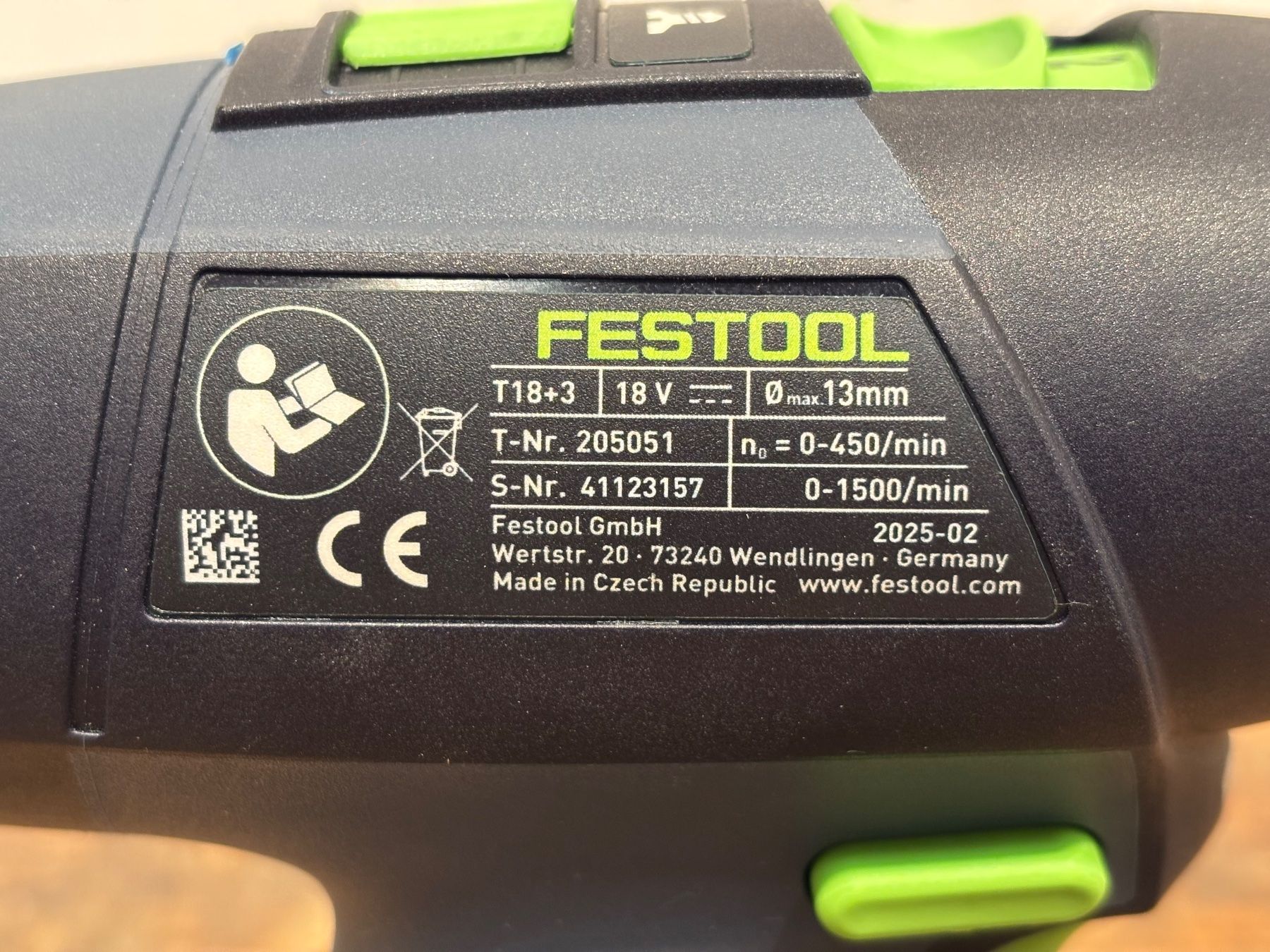 Festool Perceuses: Festool Akku-Bohrschrauber T 18+3-Basic Neuwertig – Neuf (Voir description) à Winterthur par ReUse_Baumarkt 4