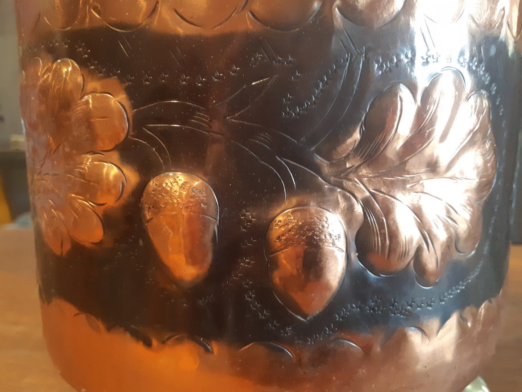 Pots de fleurs: Kupertopf mit Messing – D'occasion à Grindelwald par carro5