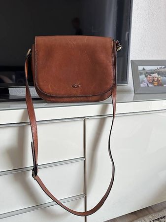 Modische Italienische Ledertasche