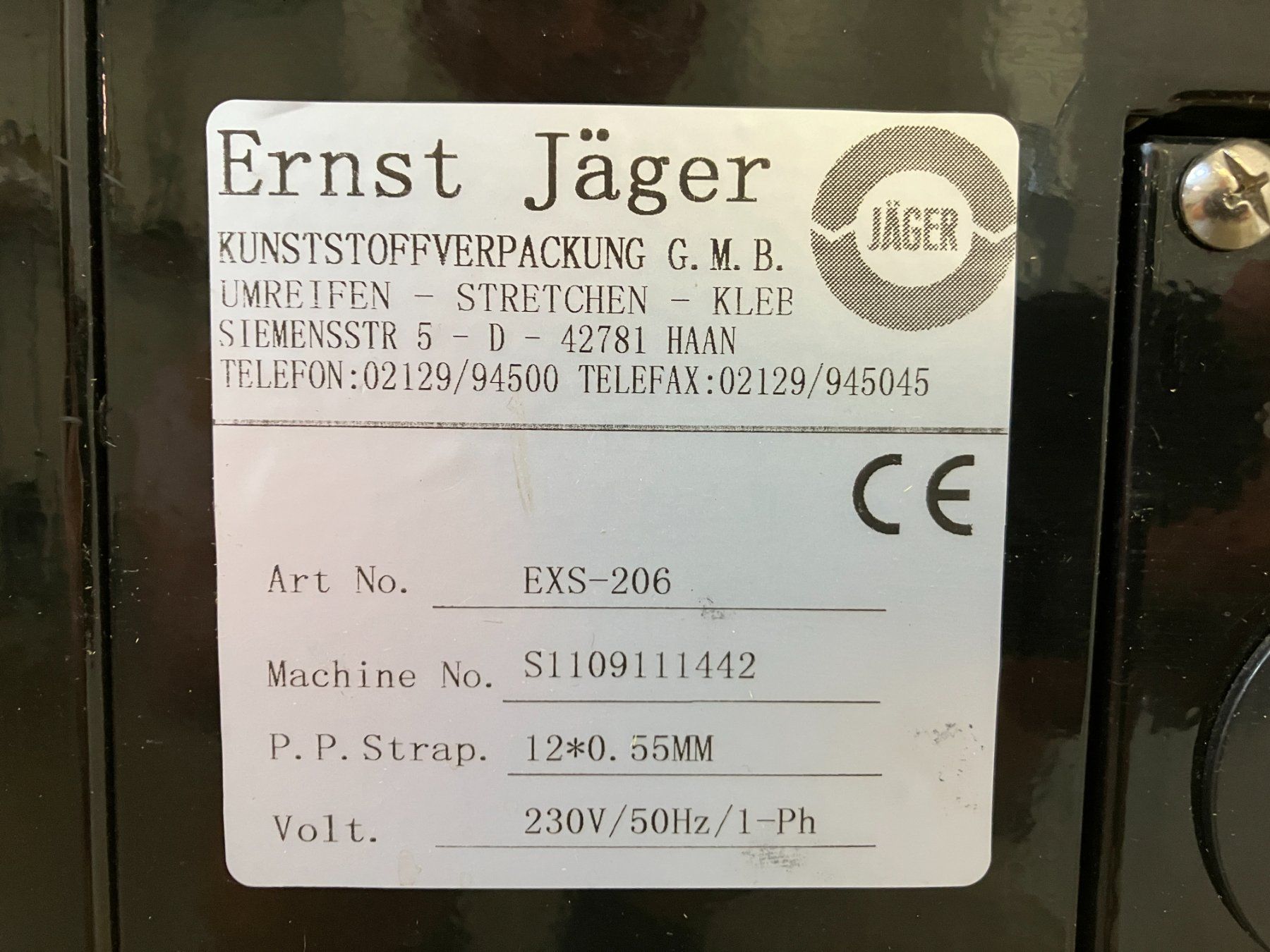 Bindegeräte: Umreifungsgerät Ernst Jäger EXS-206 gebraucht – Gebraucht aus Gamprin-Bendern von AlexM73 2