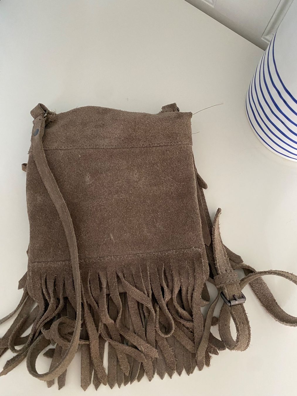 Borse da donna: Tasche Wildleder Fransen beige gute Zustand – Usato da Zürich venduto da ana_7wny 2