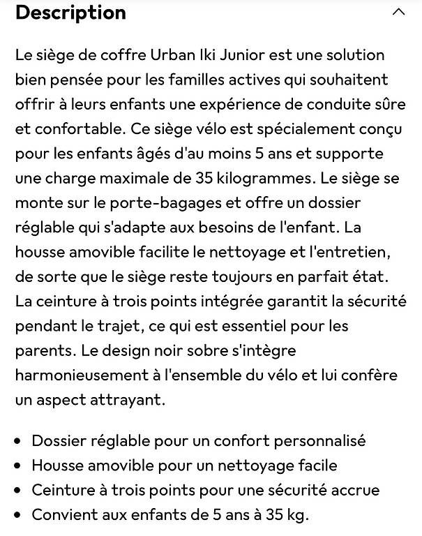 Pièces détachées: Siège velo enfants – D'occasion à Siviriez par rabru84 3