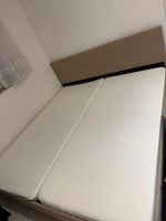 Tiefes Polsterbett 180x200 cm – Beige