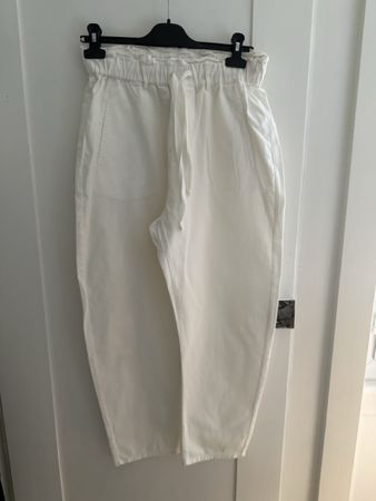 Pantalon blanc KristenseN, taille 1, Made in Italy
