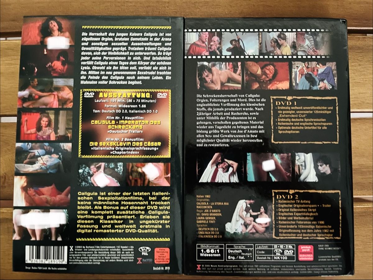Tutti i DVDs: Caligula / Caligula 2 - Grosse Hartboxen – Usato da Inkwil venduto da RetrOhyeah_Schweiz 1
