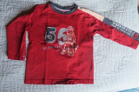Langarm-Shirt in Gr. 110-116