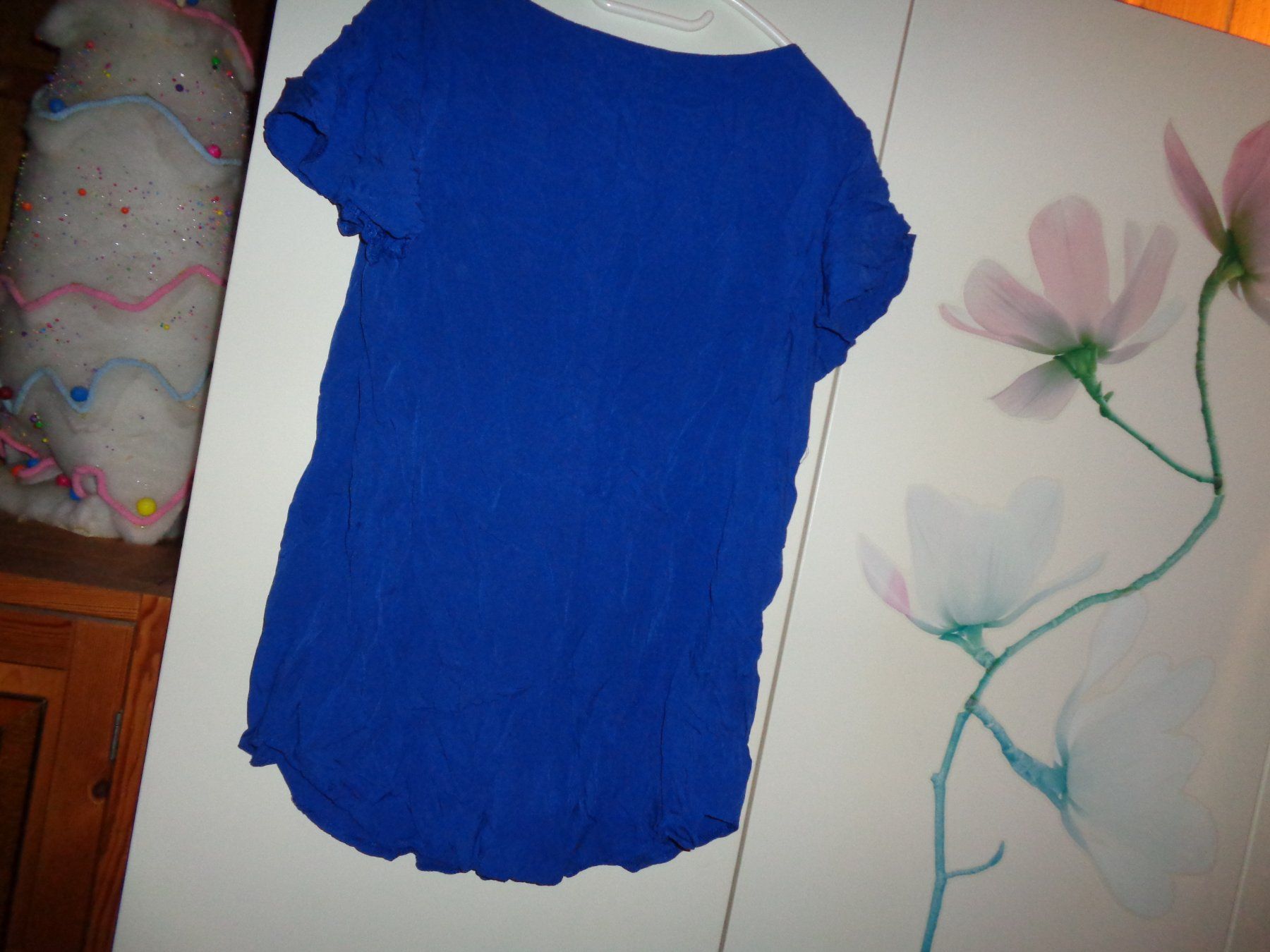 Blusen: *** Bluse *** / mit blauer Spitze – Gebraucht aus Othmarsingen von Leuchtturmlady 2