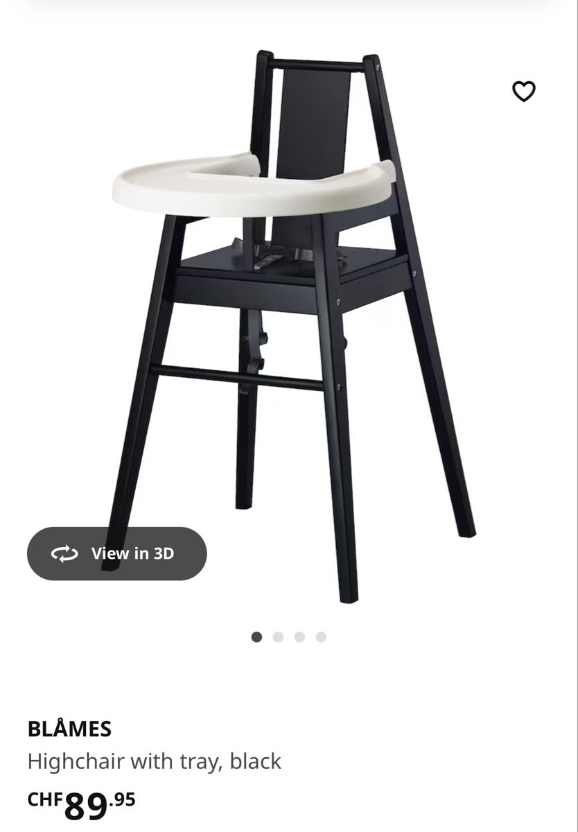 Ikea Seggioloni: Hochstuhl BLAMES – Usato da Basel venduto da Ajtyyy