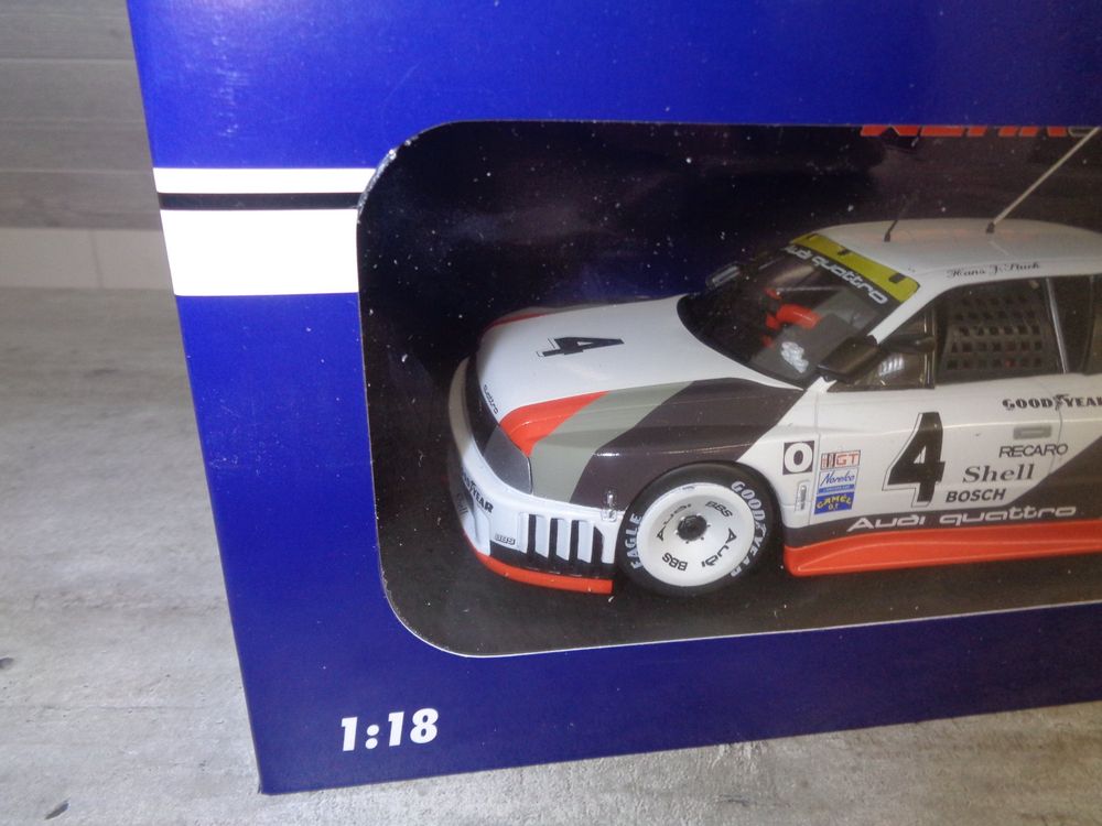 Miniatura De Coche AUD 90 IMSA GTO - Escala 1/18, Portland 1989, Color Blanco/rojo/negro, Coleccionismo