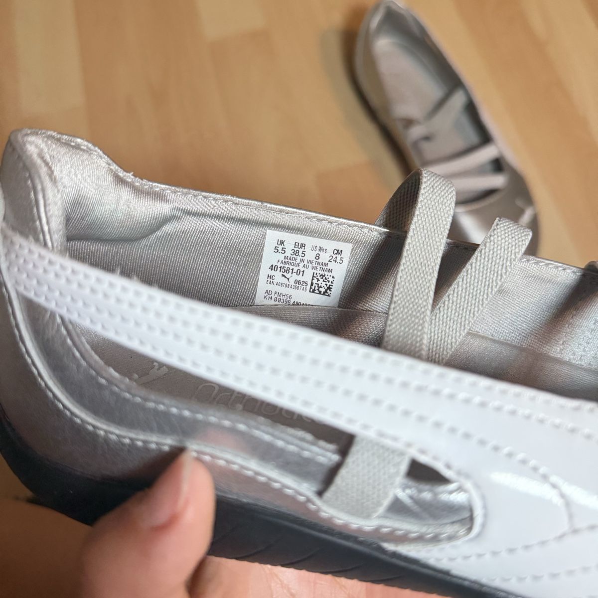 Damenschuhe: Puma Ballet Flats Silver White Size 38.5 EUR – Neu (gemäss Beschreibung) aus St. Gallen von ber_82p9 4