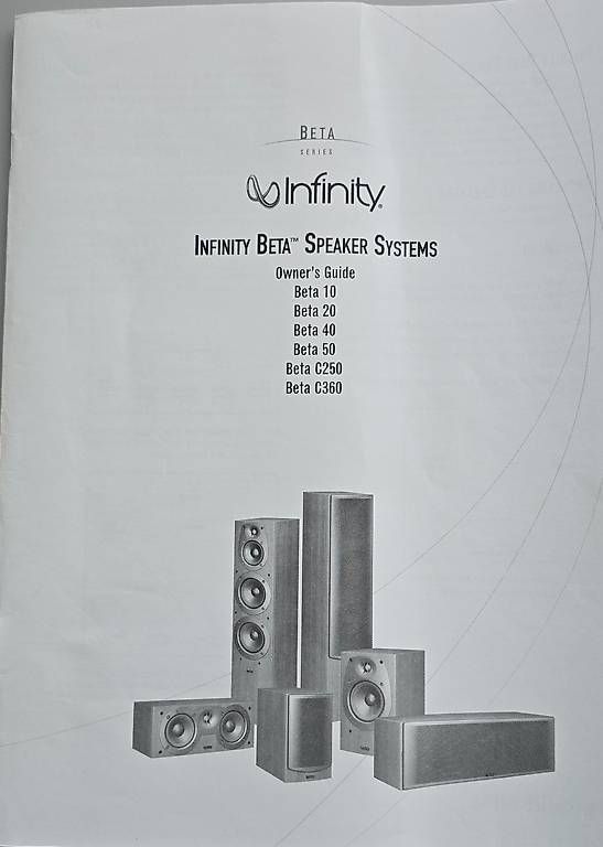 Schallplatten: Infinity Beta 50 und Beta 40 – Gebraucht aus Steinhausen von Magus3