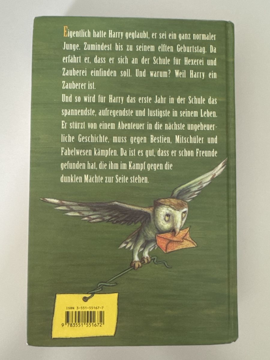 Libri: Harry Potter und der Stein der Weisen        Buch  – Usato da Zürich venduto da Smarties13 1