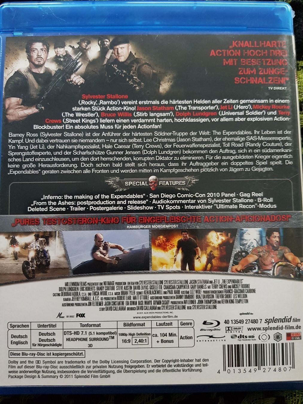 Tutti i DVDs: The Expendables- (Special Edition) – Usato da Dübendorf venduto da kb86_MOVIE 1