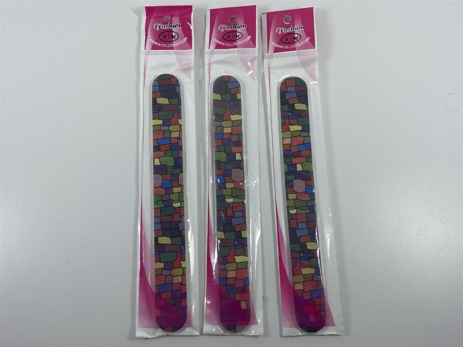 Nagellack: 3 Nagelfeilen mit Modern Style Motiv – Neu und originalverpackt aus Langwiesen von rtWebshop 1