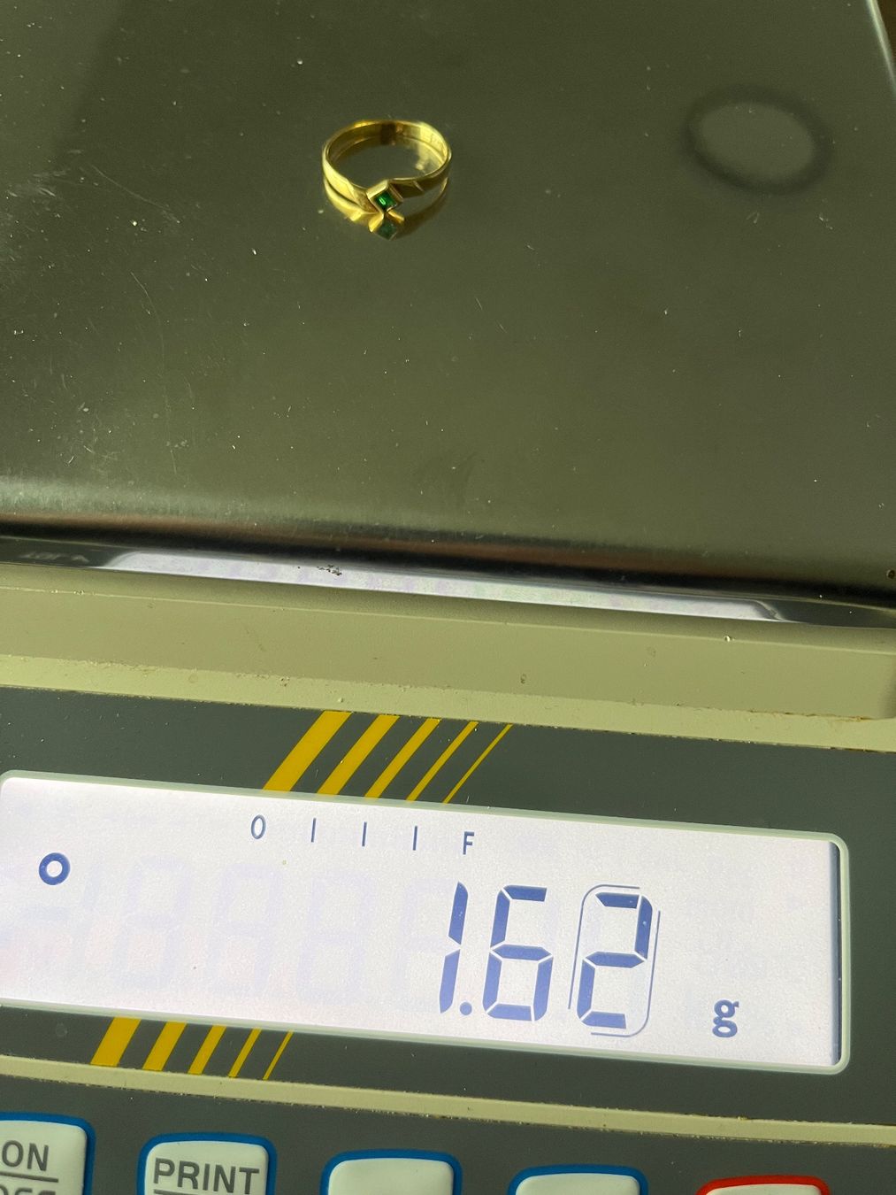 Anelli: Goldring 750 mit Smaragt – Usato da Ossingen venduto da Silver-collector 4