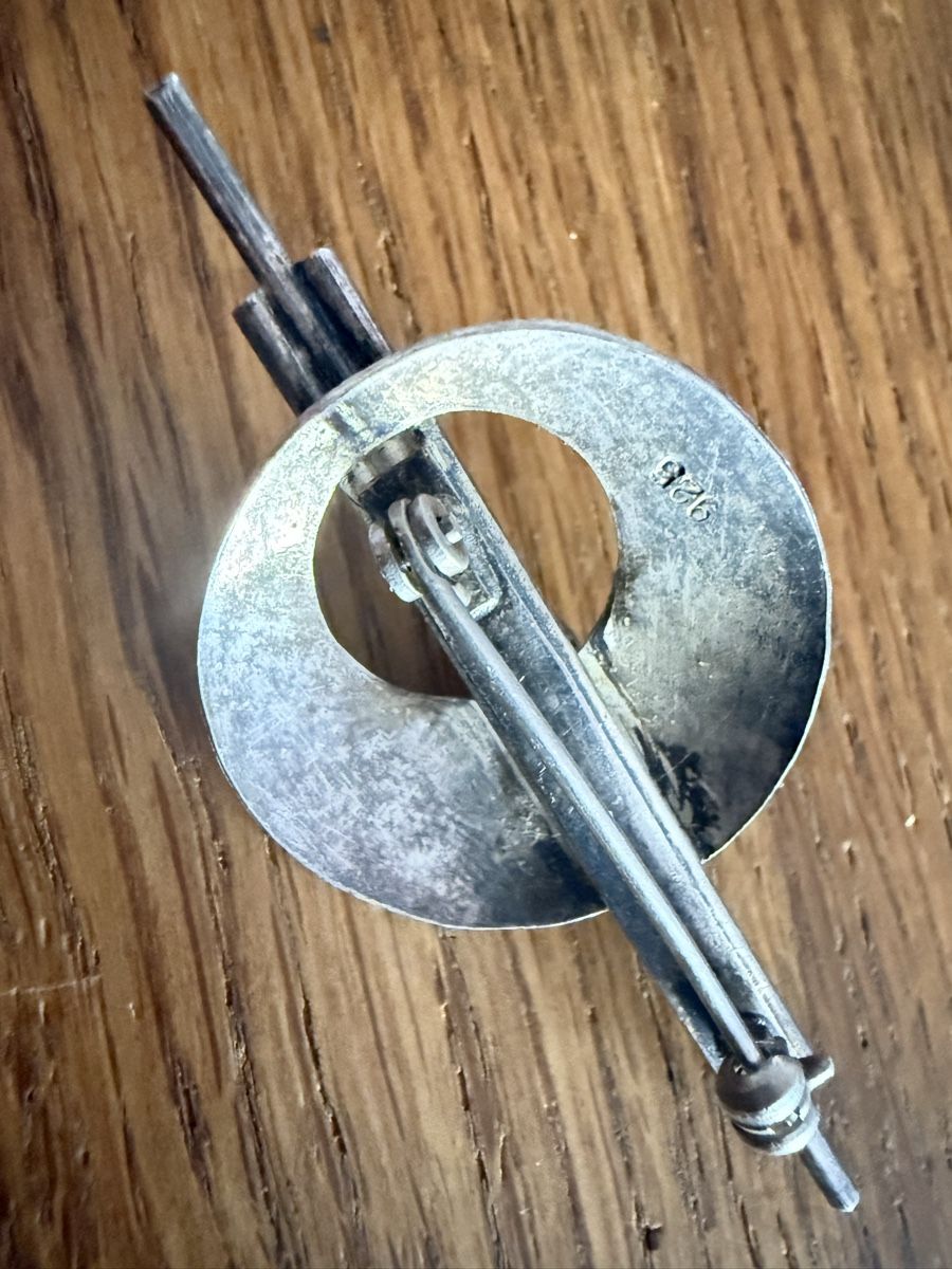 Broches & Aiguilles: Silber Brosche mit Opal 925 Vintage – D'occasion à Goldach par Messerguru 2