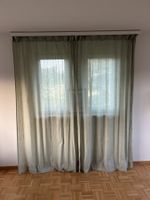 IKEA Vorhang mit Schiehnenhalterung (SILVERLÖNN)