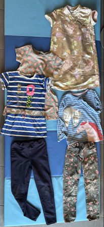 Mädchen Kleiderpaket Frühling 122