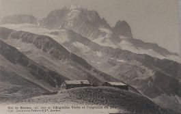 COL DE BALME - L'Aiguille Verte et l'aiguille du Dru