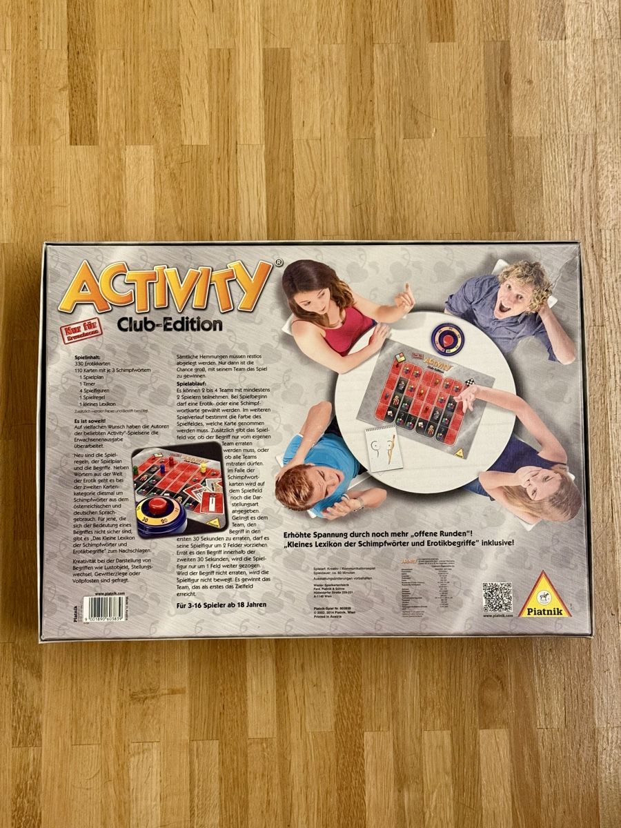 Giochi: Activity Club Edition - Top Zustand – Usato da Winterthur venduto da raquellex3 1
