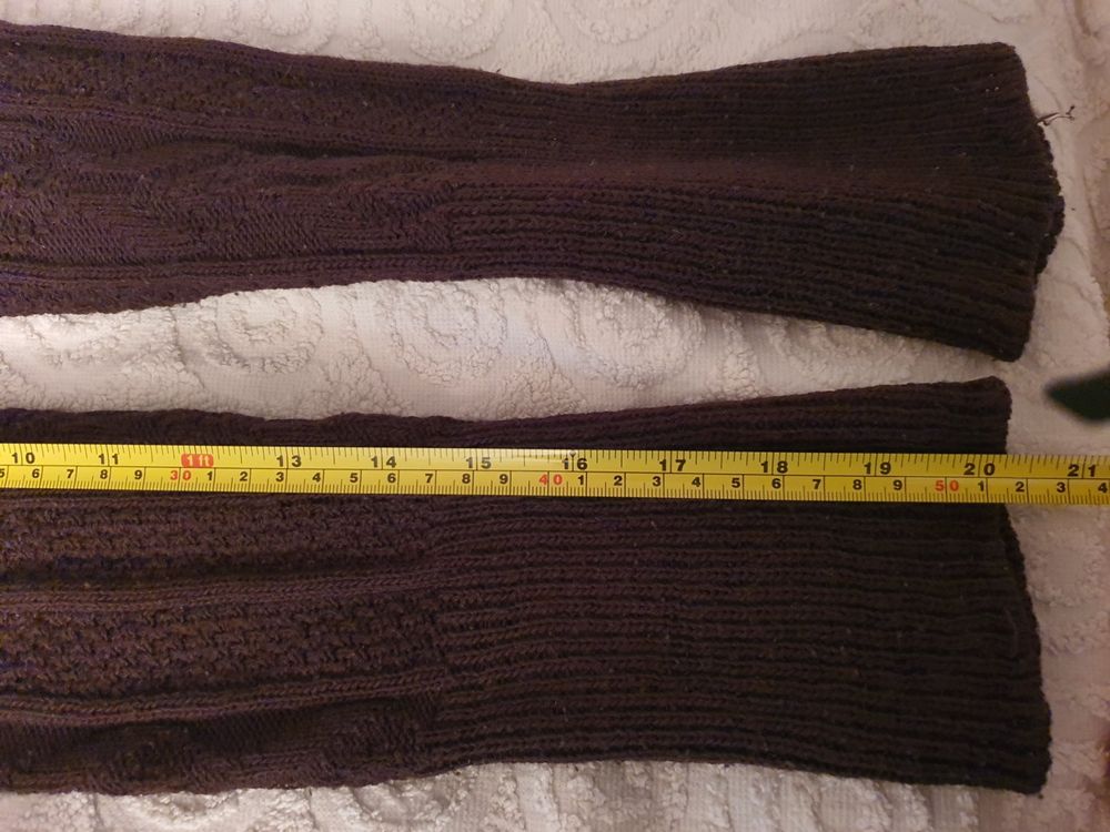 Stulpen Damen Mit Alpaka Wolle - Beinwärmer Für Herbst Und Winter, One Size