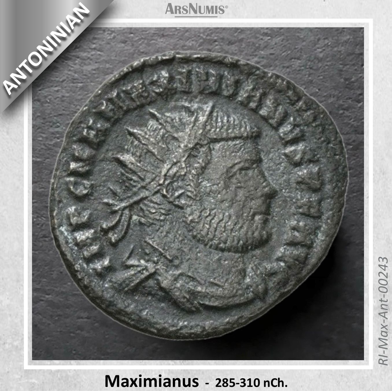 Tutti le monete: Römische Münze - Maximianus – Usato da Oberwil b. Zug venduto da ArsNumis
