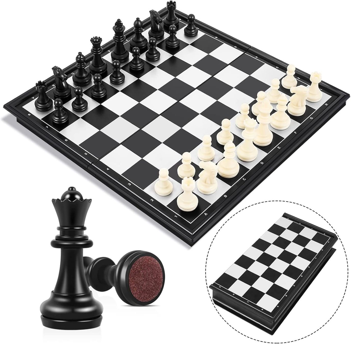 Giochi: Schachspiel Magnetischem Einklappbar Schachbrett Schach – Nuovo e nell'imballaggio originale da Hundwil venduto da Mr.Wong