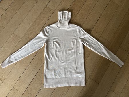 Saint Tropez Rollkragenpullover Gr. S, Beige, Neu! 