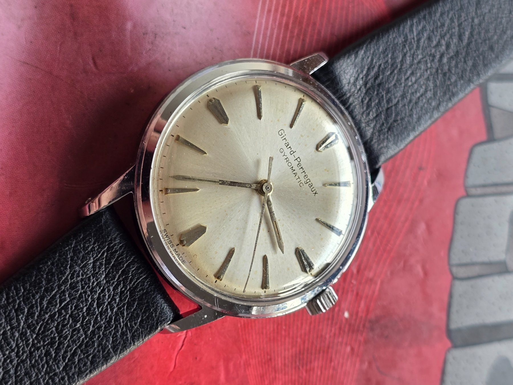 Girard-Perregaux Uhren: 311 Girard Perregaux Gyromatic ca1960 Wunderschoen – Gebraucht aus Muri AG von Corredor