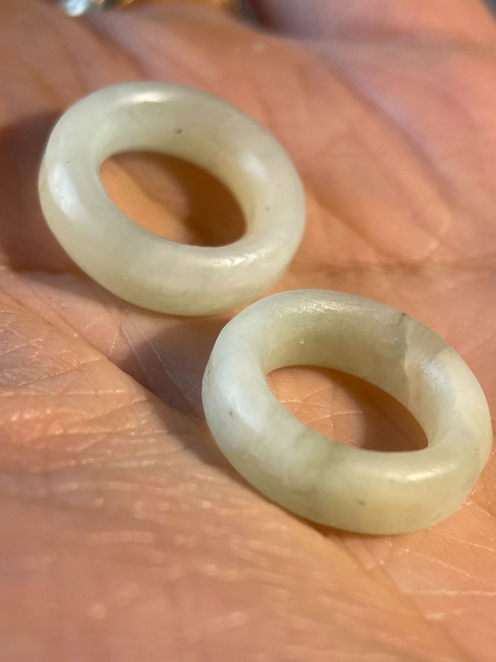 Ciondoli: Echte chinesische -Jade Pi-Scheibe Set  Ca.2cm – Nuovo (secondo la descrizione) da Schiers venduto da sisikristall 3